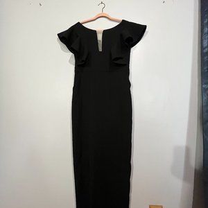 Brand New with Tags - Few Moda Black Geisha Flutter-Sleeve Dress